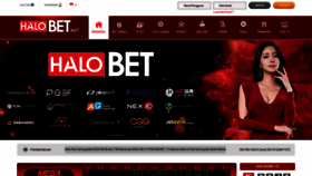 What Halobet.net website looked like in 2022 (1 year ago)