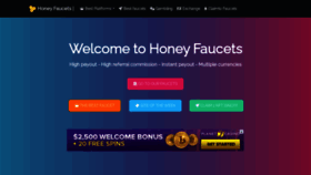 What Honeyfaucets.xyz website looked like in 2022 (1 year ago)