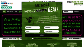 What Hoodmart.com website looked like in 2022 (1 year ago)