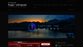 What Hugorodriguez.com website looked like in 2022 (1 year ago)