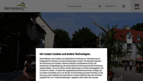 What Herrenberg.de website looked like in 2022 (1 year ago)