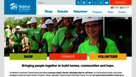 What Habitatcaz.org website looked like in 2022 (1 year ago)