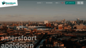 What Hoornbeeck.nl website looked like in 2022 (1 year ago)