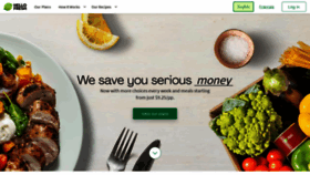 What Hellofresh.ca website looked like in 2022 (1 year ago)