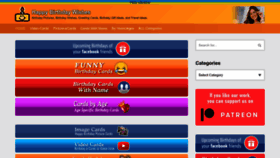 What Happybirthdaypics.net website looked like in 2022 (3 years ago)