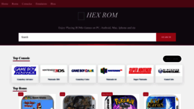 What Hexrom.com website looked like in 2022 (1 year ago)