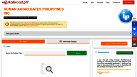 What Hapi.workabroad.ph website looked like in 2022 (1 year ago)