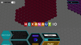 What Hexanaut.io website looked like in 2022 (1 year ago)