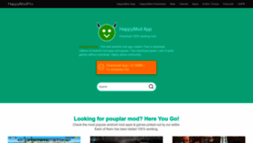What Happymodpro.com website looked like in 2022 (1 year ago)