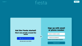 What Heyfiesta.com website looked like in 2022 (1 year ago)