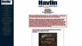 What Havlinsales.com website looked like in 2022 (1 year ago)