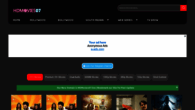 What Hdmovies07.me website looked like in 2022 (1 year ago)