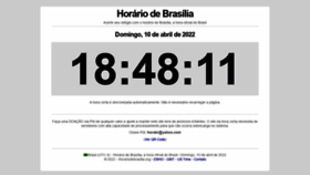 What Horariodebrasilia.org website looked like in 2022 (1 year ago)