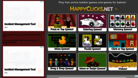 What Happyclicks.net website looked like in 2022 (1 year ago)