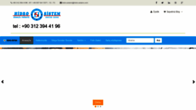 What Hidro-sistem.com.tr website looked like in 2022 (1 year ago)