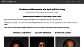 What Headshotsnycnj.com website looked like in 2022 (1 year ago)