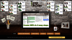 What Hepbuilder.com website looked like in 2022 (1 year ago)