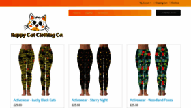 What Happycatclothing.co.uk website looked like in 2022 (1 year ago)