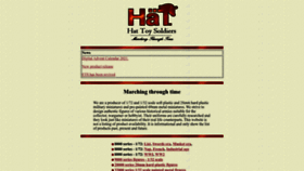 What Hat.com website looked like in 2022 (1 year ago)
