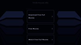What Hindi-movie.info website looked like in 2022 (1 year ago)