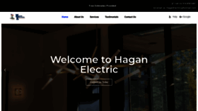 What Hagan-electric.com website looked like in 2022 (2 years ago)