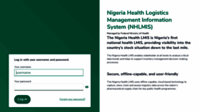 What Healthlmis.ng website looked like in 2022 (1 year ago)
