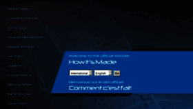 What Howitismade.net website looked like in 2011 (13 years ago)