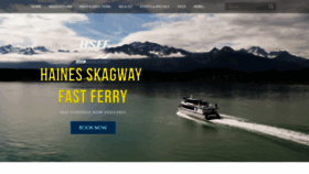 What Hainesskagwayfastferry.com website looked like in 2022 (1 year ago)