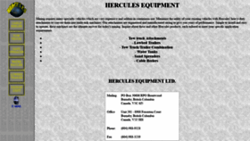 What Hercules-equipment.com website looked like in 2022 (1 year ago)