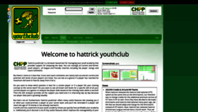 What Hattrick-youthclub.org website looked like in 2022 (1 year ago)