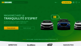 What Hgregoire.com website looked like in 2022 (1 year ago)