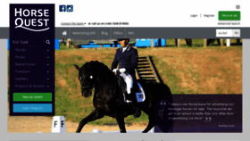 What Horsequest.com website looked like in 2022 (1 year ago)