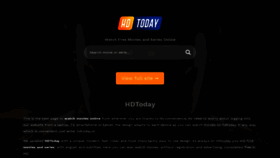 What Hdtoday.id website looked like in 2022 (1 year ago)