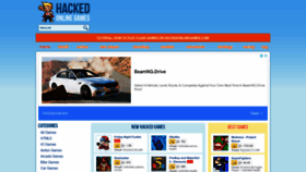 What Hackedonlinegames.com website looked like in 2022 (1 year ago)