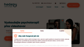 What Hedepy.cz website looked like in 2022 (3 years ago)