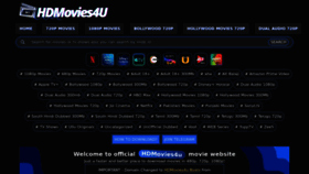 What Hdmovies4u.cc website looked like in 2022 (1 year ago)