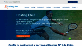 What Hostingplus.cl website looked like in 2022 (1 year ago)