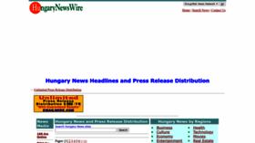 What Hungarynewswire.com website looked like in 2022 (1 year ago)
