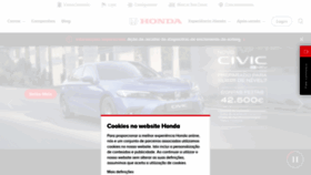 What Honda-automoveis.pt website looked like in 2022 (1 year ago)