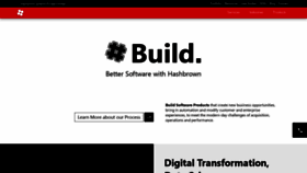 What Hashbrown.com website looked like in 2022 (1 year ago)