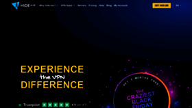 What Hide.me website looked like in 2022 (2 years ago)
