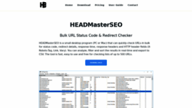 What Headmasterseo.com website looked like in 2022 (1 year ago)