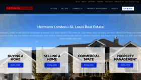 What Hermannlondon.com website looked like in 2022 (1 year ago)