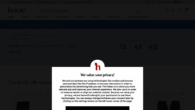 What Horze.de website looked like in 2022 (1 year ago)