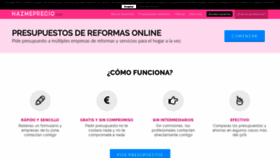 What Hazmeprecio.com website looked like in 2022 (1 year ago)