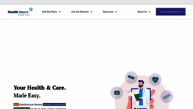 What Healthassure.in website looked like in 2022 (1 year ago)