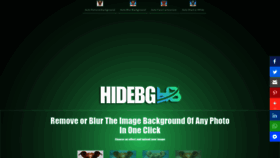 What Hidebg.com website looked like in 2022 (1 year ago)