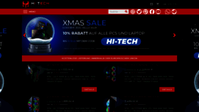 What Hitech-gamer.com website looked like in 2022 (1 year ago)