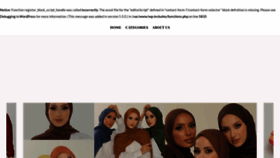What Hijabfashioninspiration.com website looked like in 2022 (1 year ago)