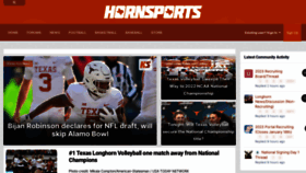 What Hornsports.com website looked like in 2022 (1 year ago)